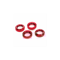 Bague d'amortisseur réglable GTX Alu Rouge (x4) - Traxxas 7767R