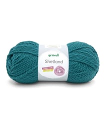 Pelote de laine à tricoter SHETLAND - 100GR - GRUNDL 18 Vert