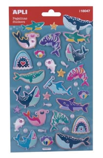 P.1F STICKERS ANIMAUX MARINES