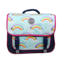 Cartable 38 cm Phileas Arc En Ciel Bleu - Le Plus Confortable des Cartables - Ergonomie/Confort/Sécurité - Système Smart Comfort - BAGTROTTER