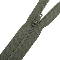 Fermeture non séparable mailles spirales spéciale pantalon - kaki