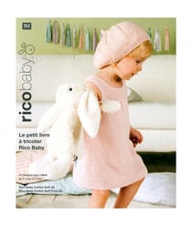 Le petit livre à tricoter Rico Baby - Rico Baby Cotton Soft - Rico Design - N°19 Blanc