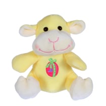 Peluche - Les copains de Pâques musicaux 15 cm - agneau jaune