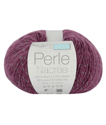 Fil À Tricoter PERLE NACREE - Distrifil 07 Violet