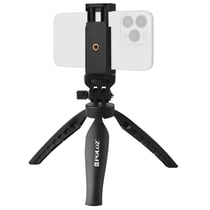 Trépied Smartphone Accroche flash et micro Angle 180° Antidérapant Puluz Noir