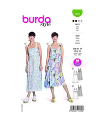 Patron Burda 5821 - Robe d'occassion du 34 au 44 FR taille n°FR 34-44