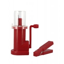 Prima Mercerie | Tricotin mécanique avec manivelle – Création rapide de cordons en laine | 4 crochets + poids poussoir