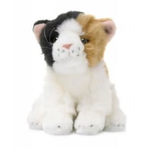 Peluche chat assis calico 20 cm - anna club - 23179007