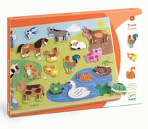 Puzzle 2D 22 pièces - Puzzlo Campo - Djeco