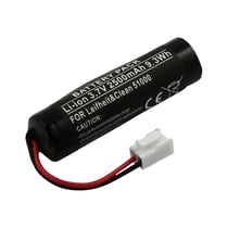 Avizar Batterie Li-ion 3.7V 2500mAh Leifheit Dry et Clean 51000 Rechargeable Noir