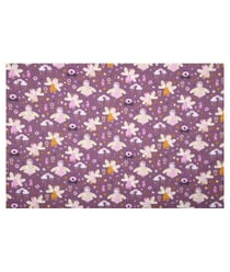 Tissu enfant coton fées de 150 cm de largeur ROSELIA LILAS vendu par 50 cm