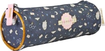 Trousse scolaire Harry Potter – Bleu Marine/Rose – HOGWARTS – 1 compartiment