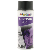Spray de peinture - Gris noir - RAL 7021 - Brillant - Tous supports - Aérosol Art
