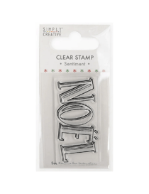 Tampon transparent "Noël" SIMPLY CREATIVE