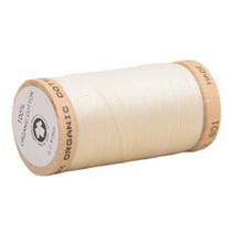 Bobine de fil 100% coton bio 275m blanc cassé