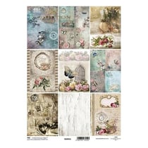 Tags éléments décoratif en papier à découper scrapbooking VINTAGE STYLE 231