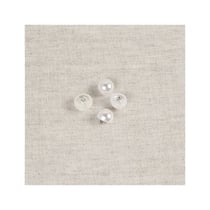 Bouton demi-perle blanc