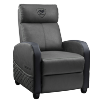 Fauteuil gaming - Cougar Gaming - RANGERELITE - Gris - Dossier 180° - Accoudoirs 4D - PVC, velours et tissu imitation cuir