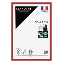 Cadre photo Essentiel exposition rouge 30x45 cm
