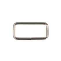Lot de 2 passants métal 38mm couleur argent