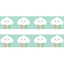 2 masking tapes petits nuages 10 m x 1,5 cm