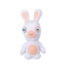 Peluche Lapins Crétins Bean-  - Bouche Fermée,18 cm