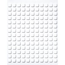 3 - D plaquettes adhésives, 6,5x6,5x2mm, 1 plaque = 154 pièces