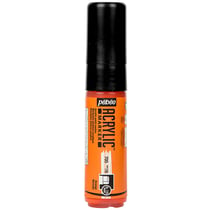 Marqueur peinture acrylique - Acrylic Marker Orange - Pointe épaisse 5/15 mm