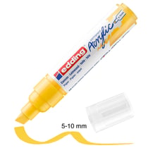 Marqueur Acrylic Edding 5000 - Pointe Large biseautée - Jaune