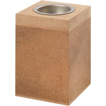 Bougeoir, H : 10 cm, dim. 7x7 cm, 1 pièce