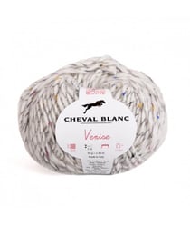 Pelote de laine Venise - Cheval Blanc Blanc (016 - NATUREL)