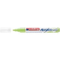 Lot de 10 marqueurs peinture acrylique pointe moyenne - EDDING - Vert pastel - 2-3 mm