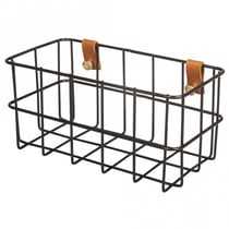 Panier en fil de fer 16,5 x 8 x 8 cm - Noir