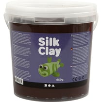 Pâte à modeler autodurcissante Silk Clay - Brun - 650 g