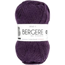 Pelote de laine - Prune - 50% Laine 50% acrylique - Bergère de France - Idéale 4