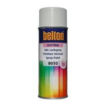 Spray de peinture Belton Spectral RAL9010 Blanc mat 400ml