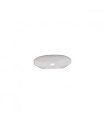 Carte de 4 boutons Polyester à queue Blanc 14mm - Union Knopf Blanc