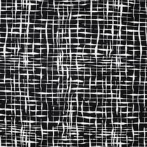 Tissu Jersey Milano Lia blanc sur fond Noir
