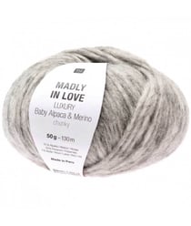 MADLY IN LOVE - Baby Alpaga et Mérino à tricoter - Rico Design 03 Gris