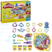 Play-Doh Tapis de voyage, coffret Découverte avec pâte a modeler, loisirs artistiques, jouets pour enfants, a partir de 3 ans