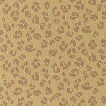 Tissu Jersey Coton Panthère Fawana sur fond Camel - Au mètre