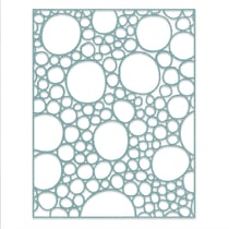 Gabarit de découpe pour machine - Sizzix Tim Holtz - Bubbling