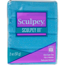 Pâte III bleu métallique - 57 gr - Sculpey