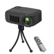Mini Vidéoprojecteur Portable Ultra Léger 800 Lumens Support 1080P Idéal Home Cinéma Noir YONIS
