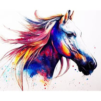 Kit diamond painting Cheval 40 x 50 cm