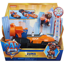 Pat patrouille le film : zuma avec son hovercraft transformable - figurine chien - vehicule de luxe - paw patrol - spin master - 20133391