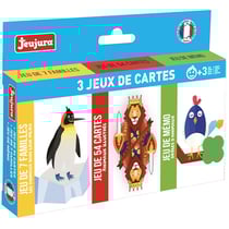 Coffret 3 jeux de cartes
