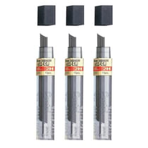 Mine de rechange pour porte-mine PENTEL - HI-POLYMER SUPER - 0,5 mm - 2H - Lot de 3 étuis