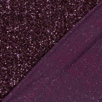 Tissu Sequins uni Prune