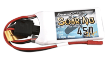 Batterie Lipo Gens Ace G-Tech Soaring 450 mAh 7,4 V 30 C 2S1P JST-SYP